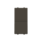 ABB - Switch 1-way, DP - 1M - Total Anthracite N2101.2T AA INT. 2P VITE ANTRACITE ILLUM.