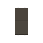 ABB - Switch 1-way, DP - 1M - Total Anthracite N2101.2T AA INT. 2P VITE ANTRACITE ILLUM.