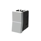 ABB - Switch 1-way, DP - 1M - Silver N2101.2T PL INT. 2P VITE ARGENTO ILLUM.