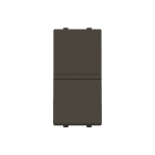 ABB - Push-button SP without symbol 1M Total Anthracite N2104.7T AA PULS 1P VITE ANTRACITE ILLU.