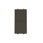 ABB - Switch 1-way DP 1M Total Anthracite N2101.2 AA INTERRUT 2P ILLUMINABILE Z1016AA