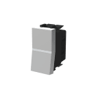 ABB - Switch 1-way, DP - 1M - Silver N2101.2 PL - Interruttore 2P illuminabile