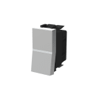 ABB - Switch 1-way, DP - 1M - Silver N2101.2 PL - Interruttore 2P illuminabile Z1016PL