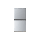 ABB - Switch 1-way SP with indicator LED 1M Silver N2101.51 PL INTER 1P LED INTEGR Z1017PL