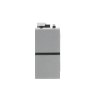 ABB - Switch 2-way SP 1M Silver N2102 PL DEVIATORE ILLUMINABILE 1MOD