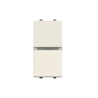 ABB - Switch 2-way con indicatore LED - 1M - Bianco N2102.51-BL DEV. LED Bianco 1MOD Bianco