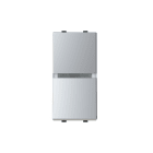 ABB - Switch 2-way con indicatore LED - 1M, colore argento, N2102.51-PL DEV. LED bianco 1MOD. Z1019PL