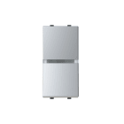 ABB - Switch 2-way con indicatore LED - 1M, colore argento, N2102.51-PL DEV. LED bianco 1MOD.