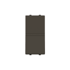 ABB - Push button, NC, SP without symbol - 1M - Total Anthracite N2104.6 AA - Pulsante 1P NC.