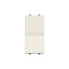 ABB - Push button, NC, SP without symbol - 1M - Total White N2104.6 BB - Pulsante 1P NC.