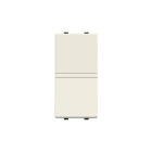 ABB - Push button, NC, SP without symbol - 1M - Total White N2104.6 BB - Pulsante 1P NC. Z1021BB