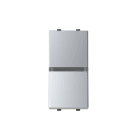 ABB - Pulsante SP senza simbolo con LED indicatore - 1M - Argento N2104.51 PL - 1NA LED INTEGR.