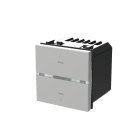 ABB - Controllo elettronico delle tapparelle - 2M - Argento N2261.21 PL - Comando elettrico per tapparelle senza interruttori.