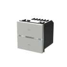 ABB - Controllo elettronico delle tapparelle - 2M - Argento N2261.21 PL - Comando elettrico per tapparelle senza interruttori.