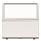 ABB - Push-button with label holder, 2M, White - N2204.8 BL - Neutral label pulsator. Z1040BL