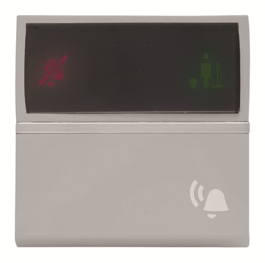ABB - DND/MUR corridor unit - 2M - Silver N2280.4 PL - PULS.CAMPAN.SEGN. Z1072PL