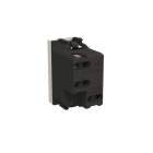 ABB - Italian P30/17 socket outlet 16/10A - 2M - White N2233 BL - PRESA DI CORR. SCHUKO IT/DE.