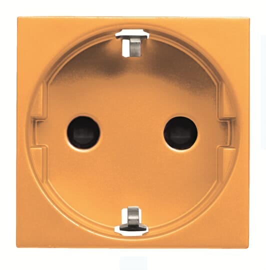 ABB - Presa di corrente Schuko - 2M - Arancione N2288 NA - DE. Z1111NA