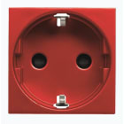 ABB - Presa di corrente Schuko - 2M - Rosso N2288 RJ - Presa di corrente Schuko DE.