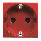 ABB - Presa di corrente Schuko - 2M - Rosso N2288 RJ - Presa di corrente Schuko DE.