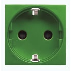 ABB - Socket outlet Schuko 2M Green N2288 VD PRESA DI CORR. SCHUKO DE Z1111VD