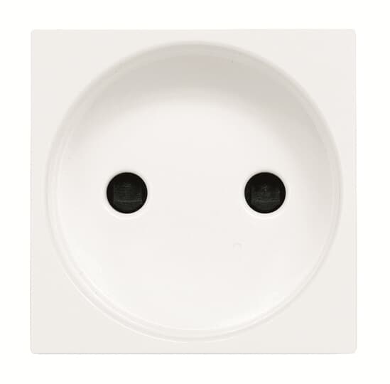 ABB - European unearthed socket outlet 2P - 2M - White N2203 BL - presa di corrente doppio isolamento.