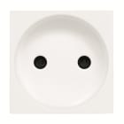 ABB - European unearthed socket outlet 2P - 2M - White N2203 BL - presa di corrente doppio isolamento.