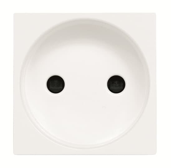 ABB - European unearthed socket outlet 2P - 2M - White N2203 BL - presa di corrente doppio isolamento.