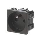 ABB - Presa di corrente Schuko francese con pin di terra - 2M - Antracite N2287 AN.