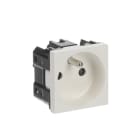 ABB - Presa di corrente Schuko francese con pin di terra - 2M - Bianco N2287 BL.