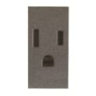 ABB - Presa di corrente americana NEMA 5-15R, colore anthracite, lunghezza cavo 1M, modello N2128 AN.