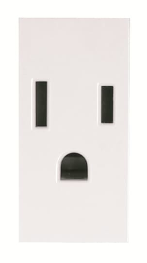 ABB - Presa di corrente americana NEMA 5-15R - 1M - Bianca N2128 BL. Z1117BL