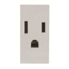 ABB - Presa di corrente americana NEMA 5-15R - 1M - Argento N2128 PL