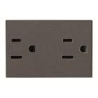 ABB - Presa di corrente americana doppia NEMA 5-15R, 3M, colore antracite, codice N2328 AN.