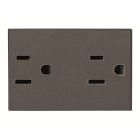 ABB - Presa di corrente americana doppia NEMA 5-15R, 3M, colore antracite, codice N2328 AN. Z1118AN