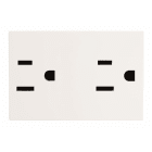 ABB - Presa di corrente americana doppia NEMA 5-15R, 3M, bianca N2328 BL.