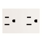 ABB - Presa di corrente americana doppia NEMA 5-15R, 3M, bianca N2328 BL. Z1118BL