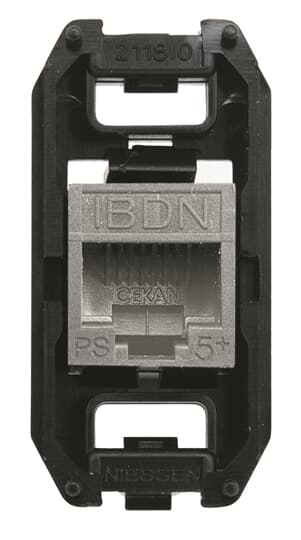 ABB - Data outlet RJ45 CAT5E FTP 2018.5 F - PRESA DATI RJ45 CAT. 5E FTP. Z1123FT