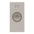 ABB - TV terminal outlet M-type - 1M - Silver N2150.7 PL - PRESA TERMINALE MASCHIO. Z1131PL