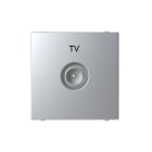 ABB - Presa TV terminale maschio M-type - 2M - Silver N2250.7 PL