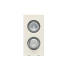 ABB - Presa TV/SAT intermedia M+F 1M White N2151.8 BL - Outlet TV/SAT intermedia.