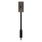 ABB - Unità di connessione USB femmina-femmina con cavo da 1M in colore antracite - N2155.91 AN - PRESA USB 2.0 CAVO 1MT.