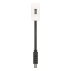 ABB - USB female-female connection unit with cable - 1M - White N2155.91 BL - PRESA USB 2.0 CAVO 1MT
