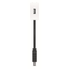 ABB - USB female-female connection unit with cable - 1M - White N2155.91 BL - PRESA USB 2.0 CAVO 1MT