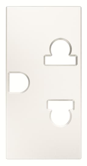 ABB - Presa di corrente Euro-Americana con messa a terra 2P+E - 1M - Bianca N2138 BL.