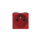 ABB - Presa di corrente BR 10A - 1M - Rosso N2136 RJ - Brasiliana 10A.