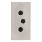 ABB - Presa di corrente BR 20A - 1M - Silver N2136.2 PL - Brasil 20A.