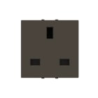 ABB - Presa di corrente British Standard type - 2M - Anthracite N2237 AN - 10A Z1176AN