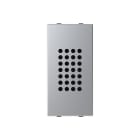 ABB - Buzzer 12V - 1M - Silver N2119.2 PLBUZZER 12V - 1M - ARGENTO