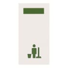 ABB - LED mur signaling light 1M white N2180.5 BL spia di segn.verde (MUR)